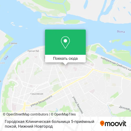 Карта Городская Клиническая больница 5-приёмный покой
