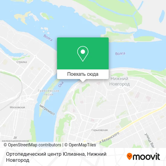 Карта Ортопедический центр Юлианна