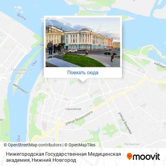 Карта Нижегородская Государственная Медицинская академия
