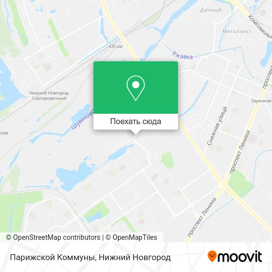 Карта Парижской Коммуны
