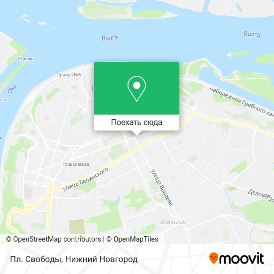Карта Пл. Свободы