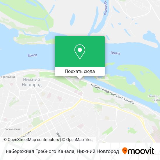 Карта набережная Гребного Канала