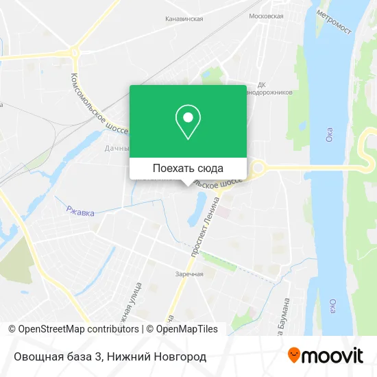 Карта Овощная база 3