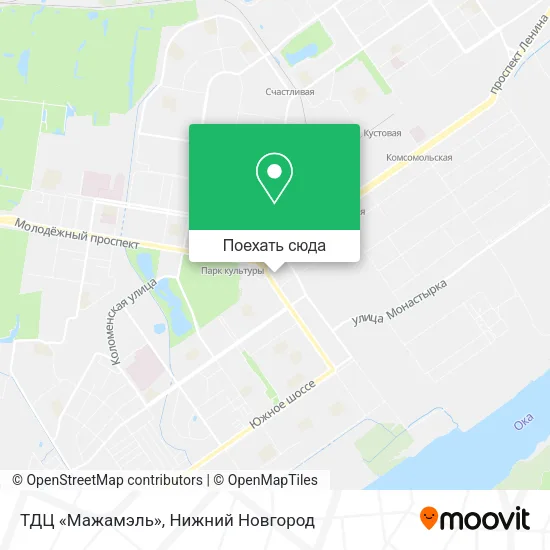 Карта ТДЦ «Мажамэль»