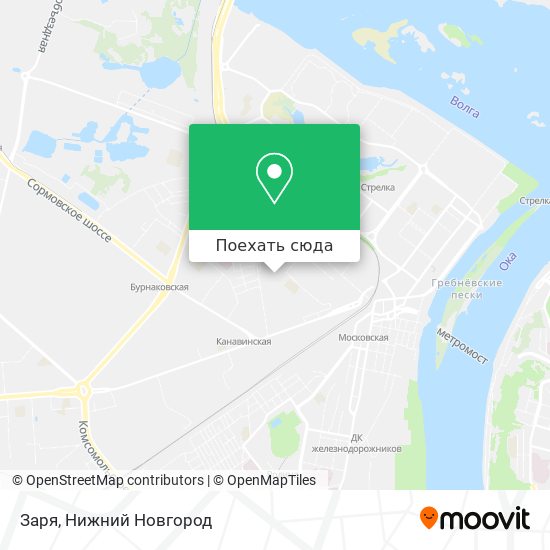 Карта Заря