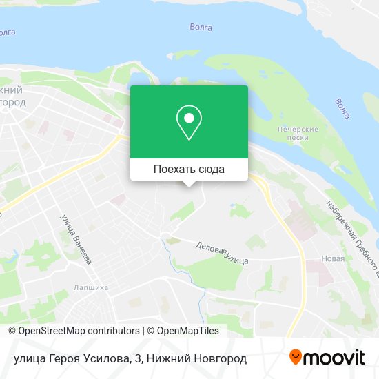 Карта улица Героя Усилова, 3