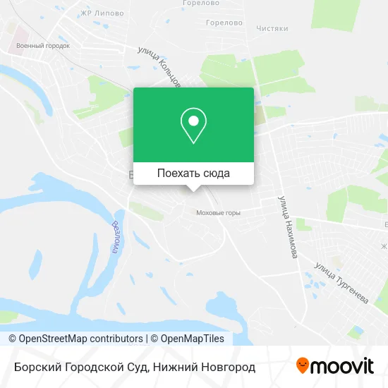 Карта Борский Городской Суд
