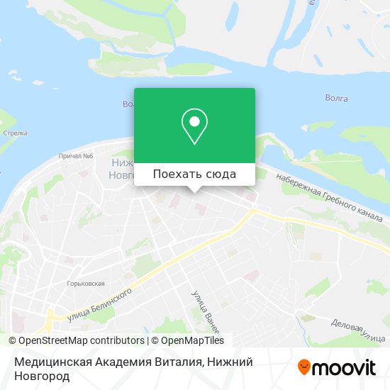 Карта Медицинская Академия Виталия