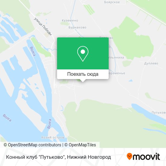 Карта Конный клуб "Путьково"