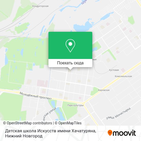 Карта Детская школа Искусств имени Хачатуряна