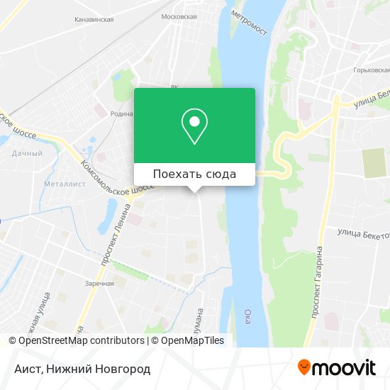 Карта Аист