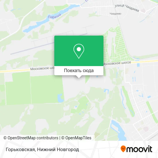 Карта Горьковская
