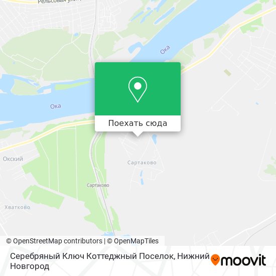 Карта Серебряный Ключ Коттеджный Поселок