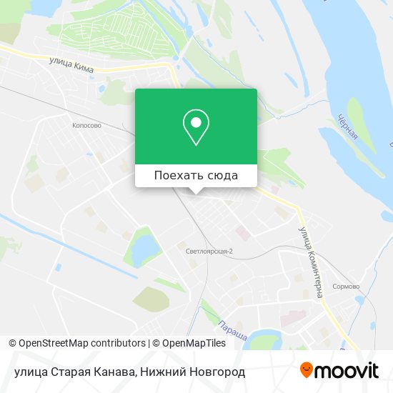 Карта улица Старая Канава