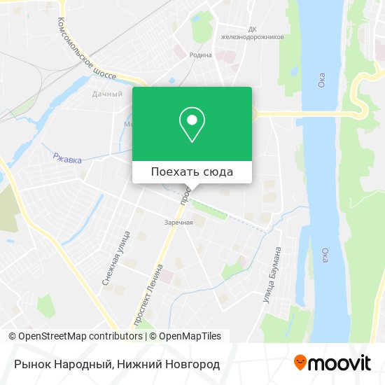 Карта Рынок Народный