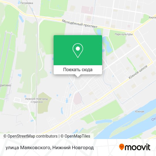 Карта улица Маяковского
