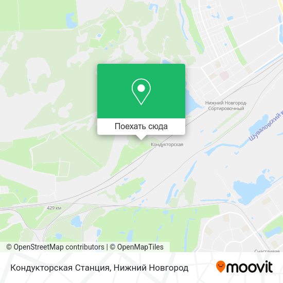 Карта Кондукторская Станция