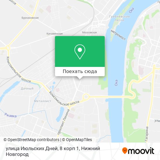 Карта улица Июльских Дней, 8 корп 1