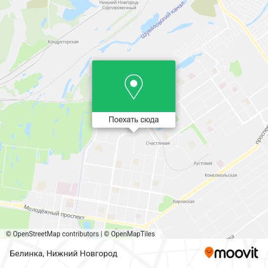 Карта Белинка