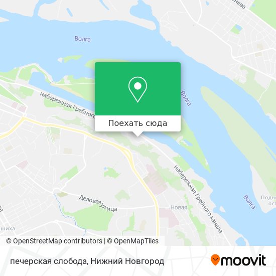 Карта печерская слобода