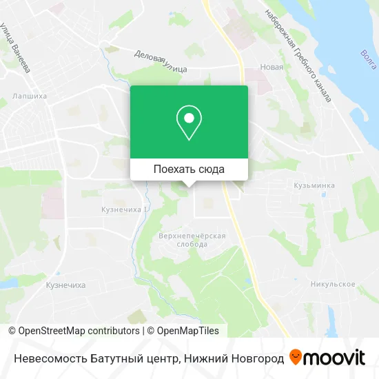 Карта Невесомость Батутный центр