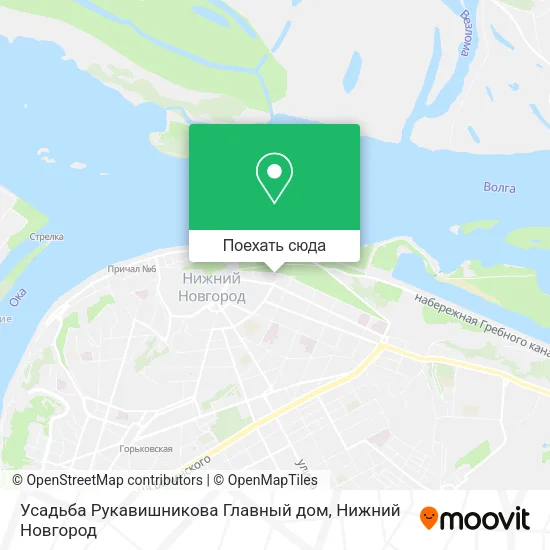 Карта Усадьба Рукавишникова Главный дом