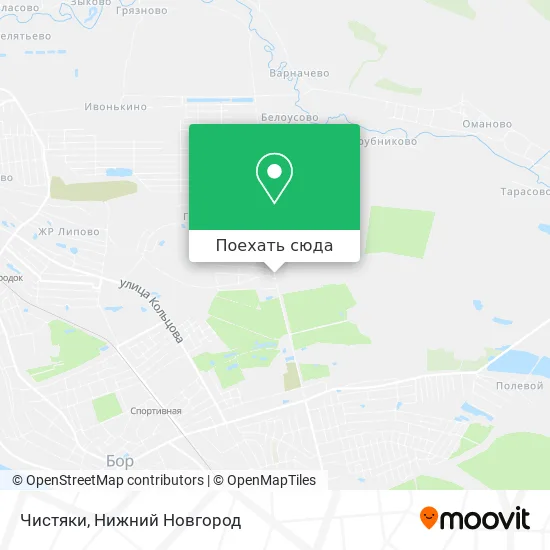 Карта Чистяки