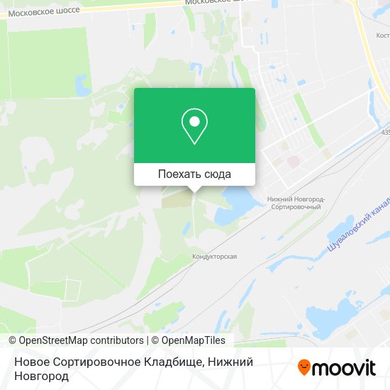 Карта Новое Сортировочное Кладбище
