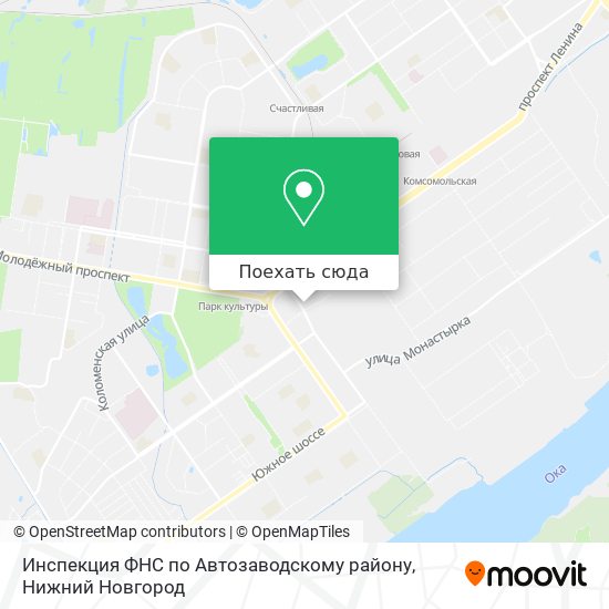 Карта Инспекция ФНС по Автозаводскому району