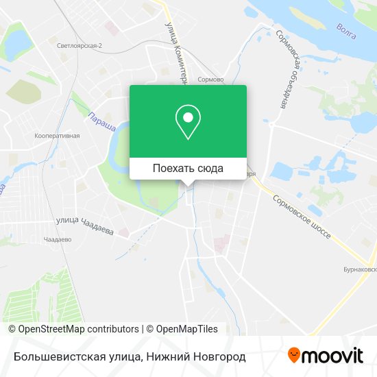 Карта Большевистская улица