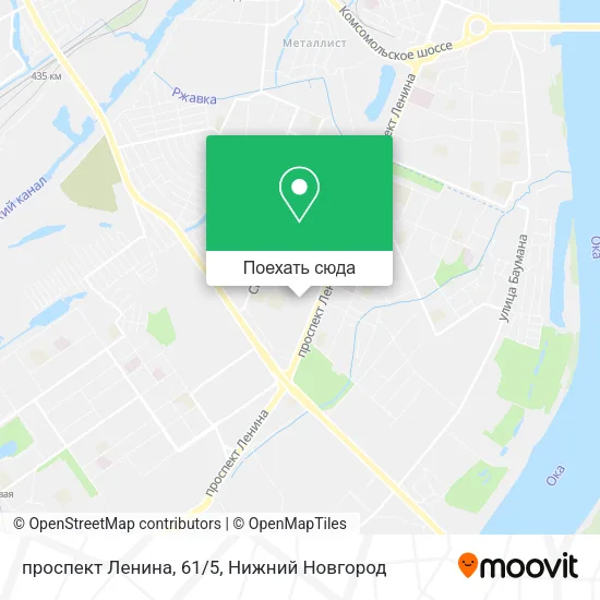 Карта проспект Ленина, 61/5