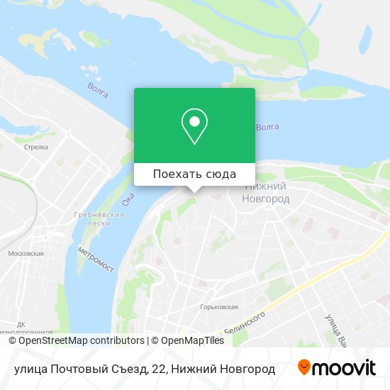 Карта улица Почтовый Съезд, 22