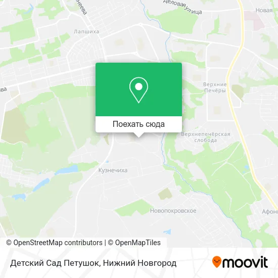 Карта Детский Сад Петушок