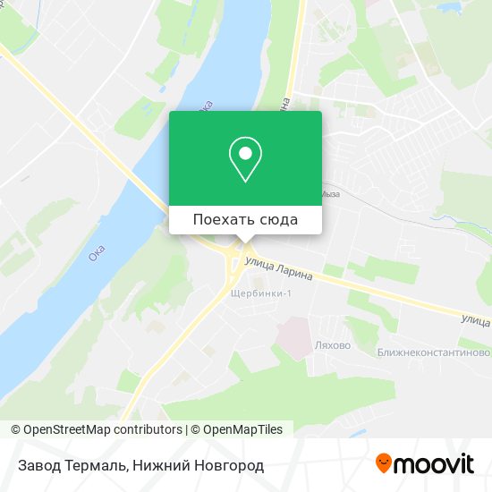 Карта Завод Термаль