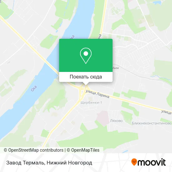 Карта Завод Термаль