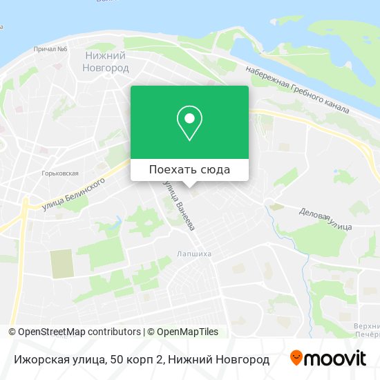 Карта Ижорская улица, 50 корп 2
