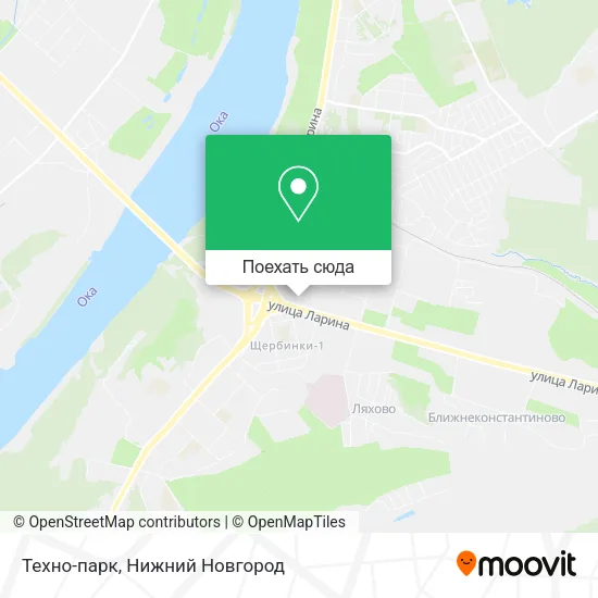 Карта Техно-парк