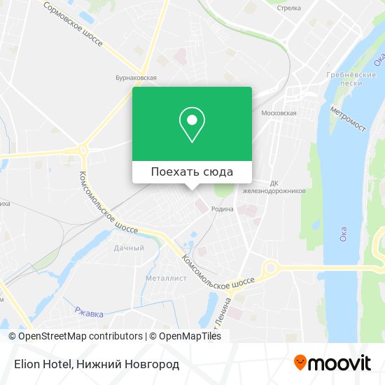 Карта Elion Hotel