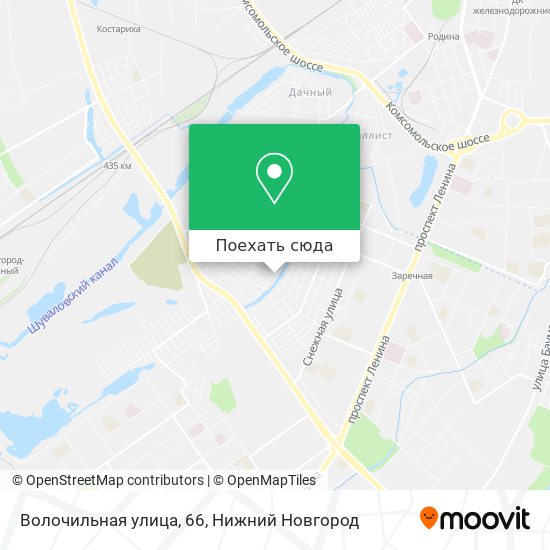 Карта Волочильная улица, 66