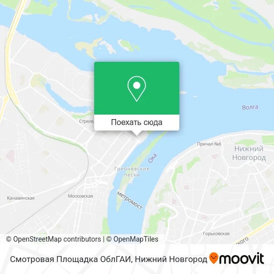 Карта Смотровая Площадка ОблГАИ