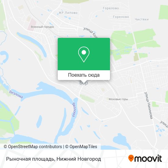 Карта Рыночная площадь