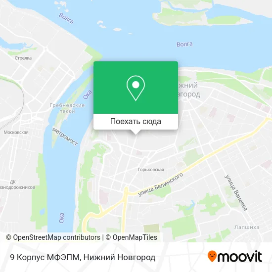 Карта 9 Корпус МФЭПМ