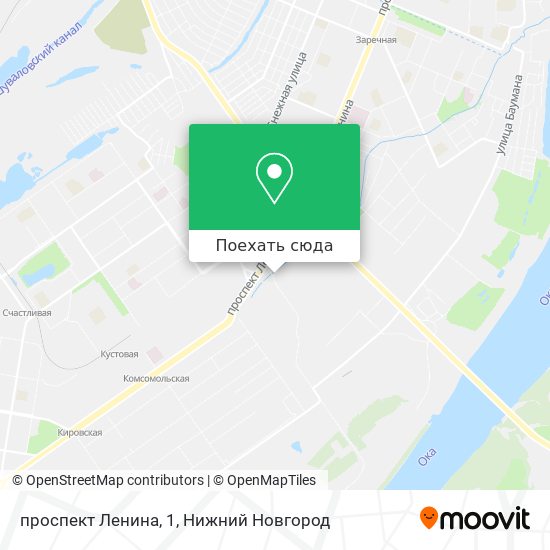 Карта проспект Ленина, 1