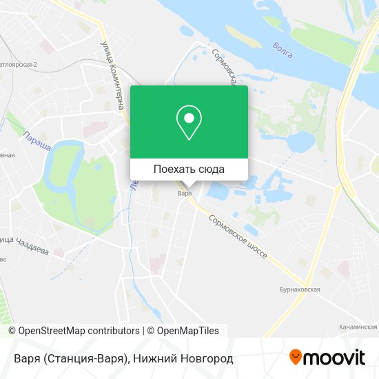 Карта Варя (Станция-Варя)
