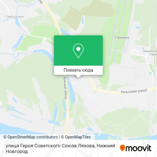 Карта улица Героя Советского Союза Ляхова
