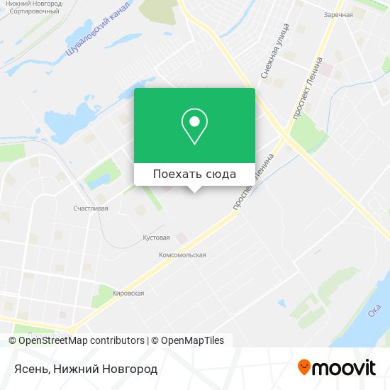 Карта Ясень
