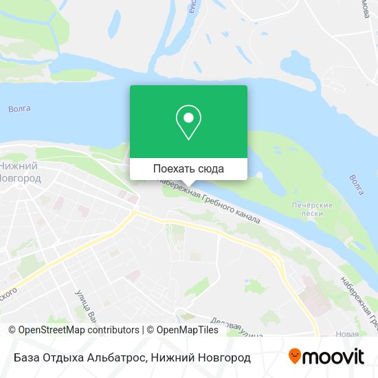 Карта База Отдыха Альбатрос
