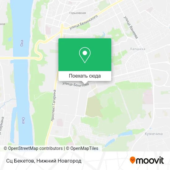 Карта Сц Бекетов