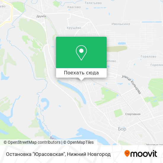 Карта Остановка "Юрасовская"