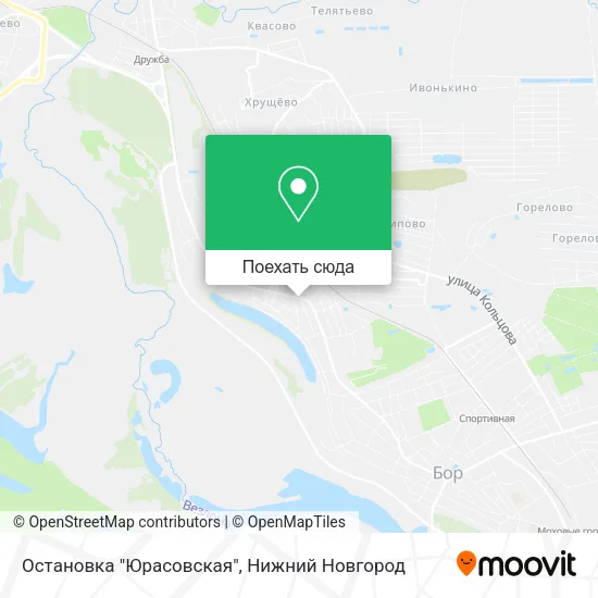Карта Остановка "Юрасовская"